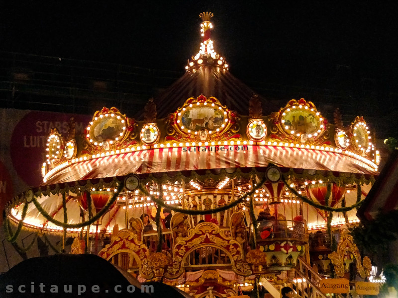 The magnificent Christmas Carousel that kids just love!