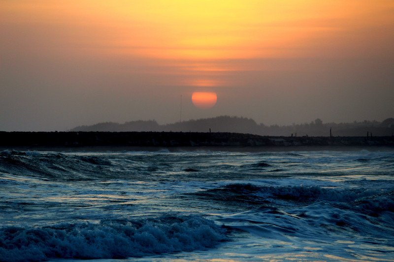 Sunset in Kanyakumari